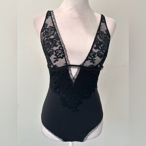 La Perla Black Mesh Bodysuit, US Size M